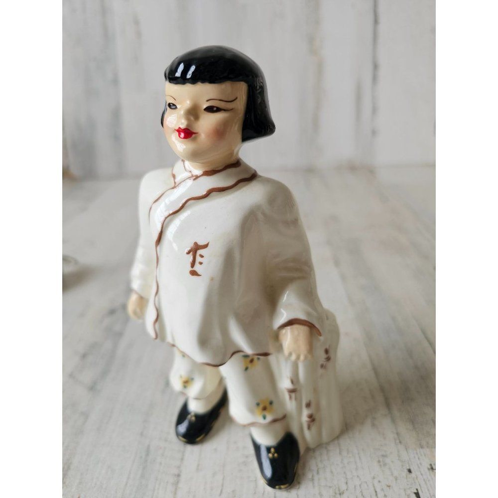Vintage Florence girl Japanese‎ statue figurine Keisha Stan's